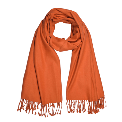 Seidenflanell Stola Orange